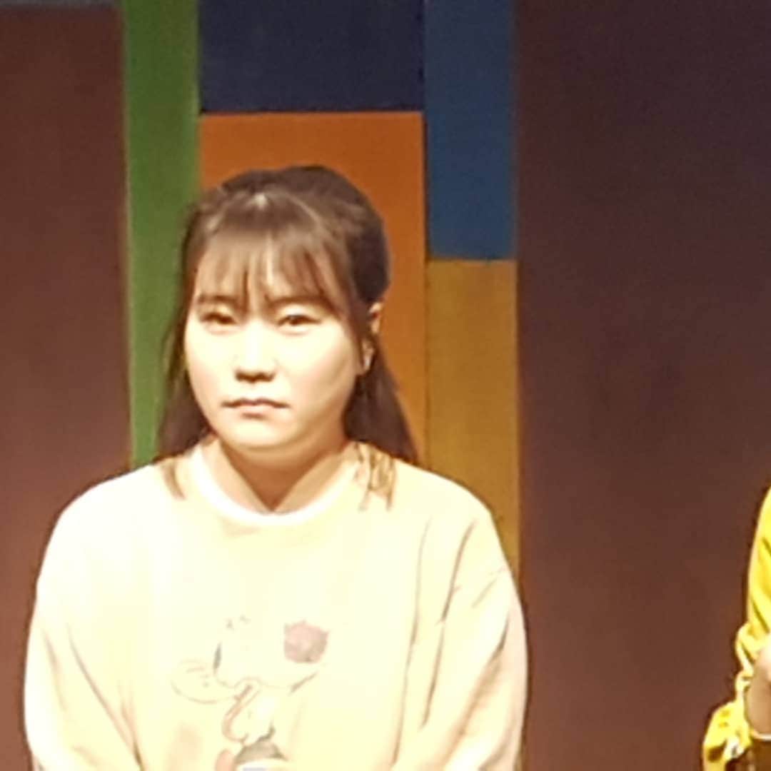 ホ・ジョンミンのインスタグラム：「배우 #윤지영 아들 출산후 복귀작 연극 #나만빼고 #팬심 #최애배우 #내맘속에저장」