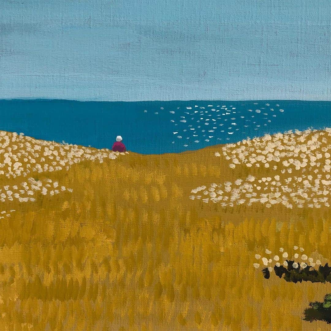 Jean Jullienさんのインスタグラム写真 - (Jean JullienInstagram)「Brian at the end of the garden 🌾」8月25日 23時48分 - jean_jullien