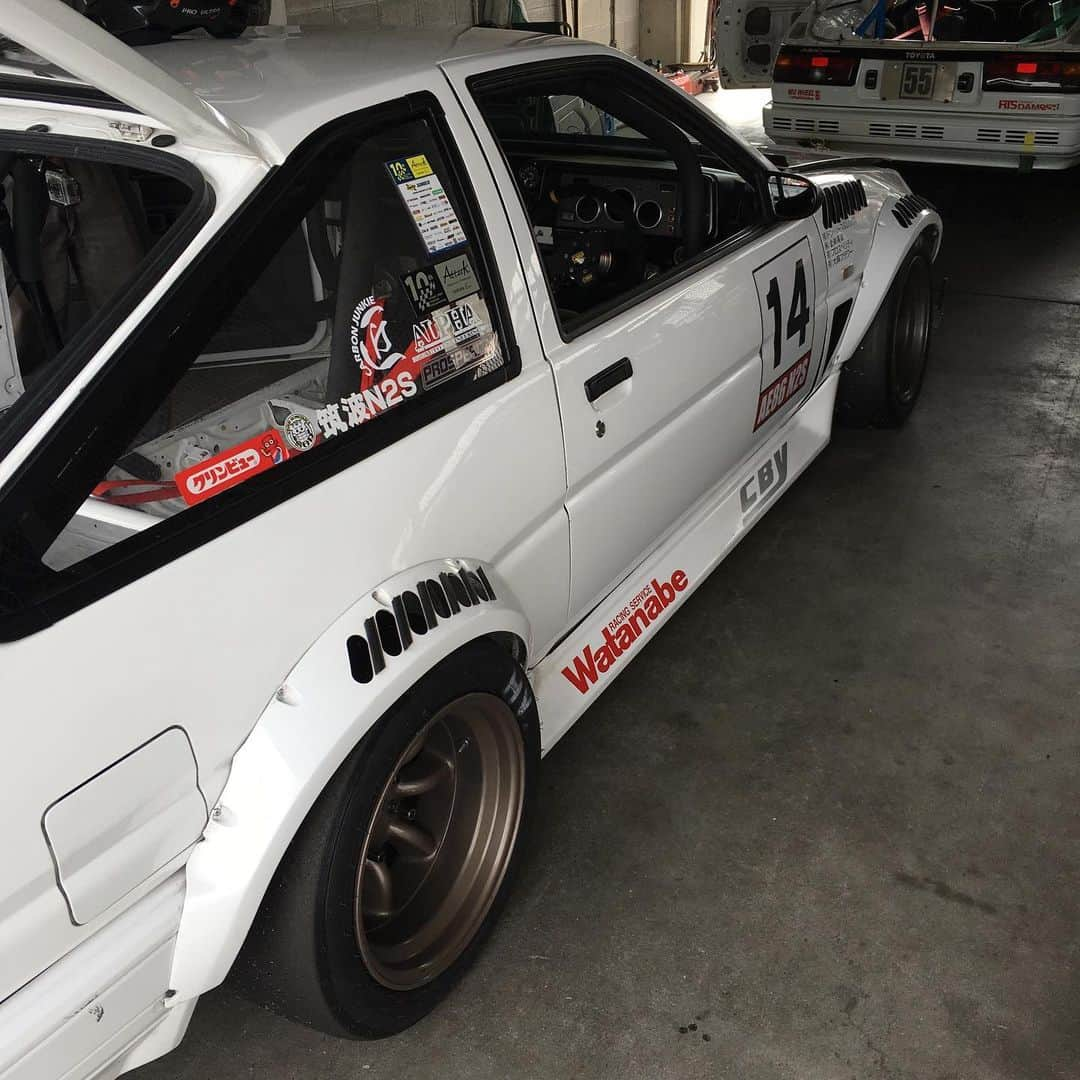 山田スタジアムさんのインスタグラム写真 - (山田スタジアムInstagram)「AE86フェスティバル2019  #ae86フェスティバル #藤原とうふ店 #ae86 #ae86levin #ae86trueno #カローラレビン #スプリンタートレノ #パンダトレノ #パンダ #カーランド #テックアーツ #carfactory_ai #岡山国際サーキット #みきしん号 #内堀自動車 #4ag #toyota #ハチロク #fujiwaratofushop #hachiroku」8月25日 23時51分 - yamadastadium