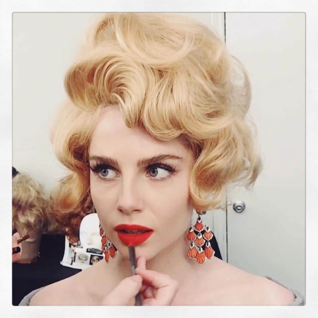 JO BAKERさんのインスタグラム写真 - (JO BAKERInstagram)「L U C Y • B O Y N T O N 🇬🇧 Vintage doll drama... mood and vibe #lucyboynton @nymag @thecut  Story shot by @sophiiieeehart  Styling @rebeccarams  Hair @hairbyadir  Makeup and bts by me #jobakermakeupartist using @chanel.beauty (Chanel Rouge Allure Velvet Extreme Lipstick in Impressive) Btw... see if you guys clock the @chanelofficial silver bib choker piece in first shot!!! 🙌🏻 #chanel」8月26日 0時39分 - missjobaker