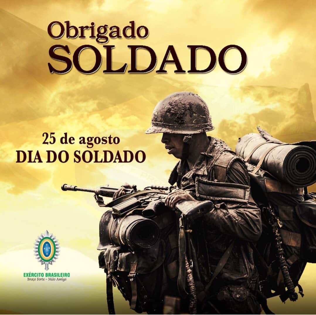レオナルド・ジ・デウスさんのインスタグラム写真 - (レオナルド・ジ・デウスInstagram)「25 de agosto - Dia do Soldado. Parabéns para todos os Soldados do Exército Brasileiro 🇧🇷. #obrigadosoldado #diadosoldado」8月26日 0時51分 - leogdeus
