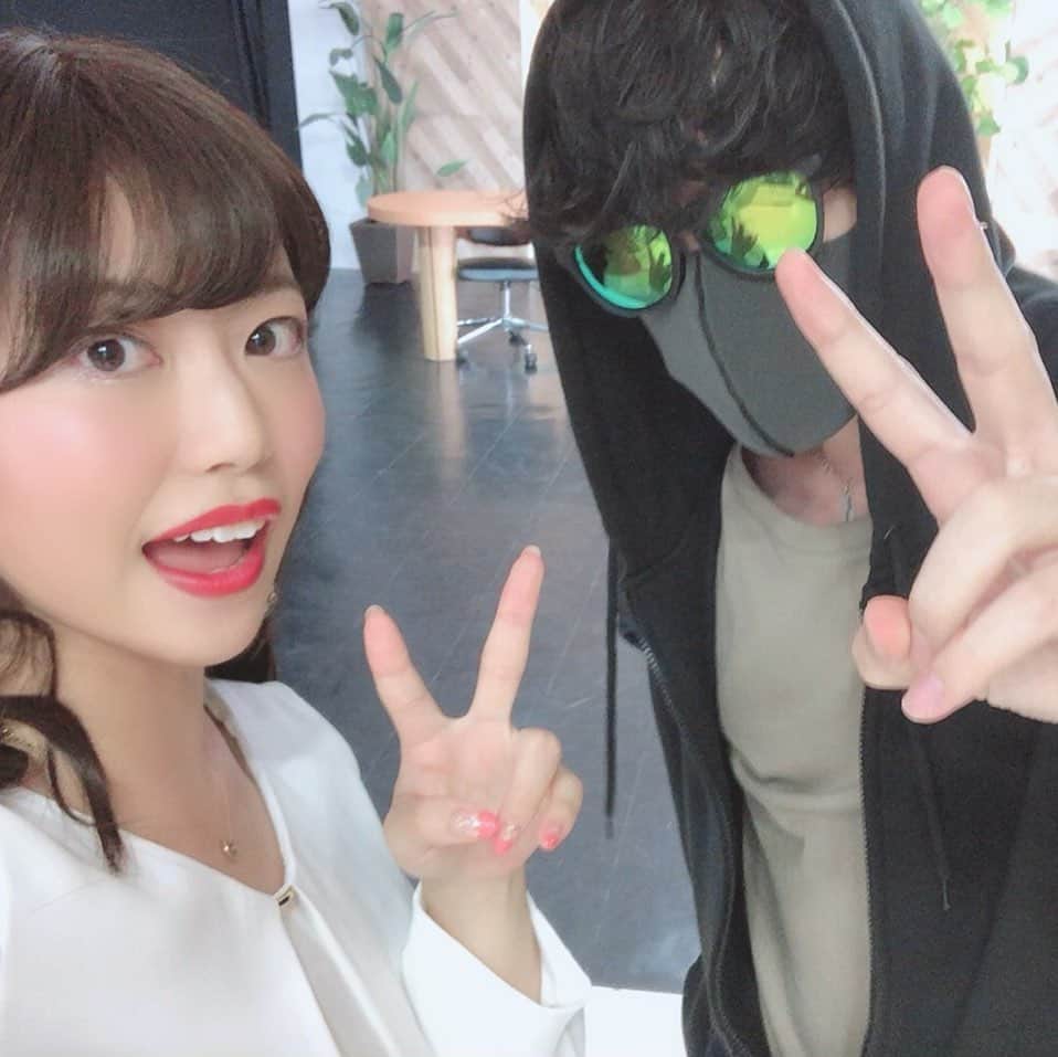 中谷彩伽のインスタグラム：「. 撮影行ってきたよ💓内容はまだ🤫 またお知らせします！ . イーサンと写真📸ラファエルさんのチャンネルずっと見てるの🥺嬉しすぎる。  #ミスコン #ミスオブミス #ノンノ #ラファエル さん #イーサン #なかやん #中谷彩伽 #follow #followme  #お洒落さんと繋がりたい #お洒落な人と繋がりたい #YouTube #YouTuber」