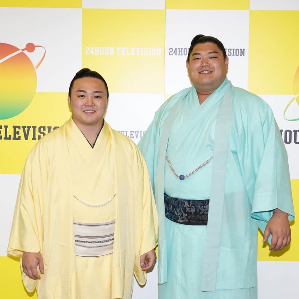 24時間テレビ42 愛は地球を救うのインスタグラム：「. 国技館に阿炎関・炎鵬関がいらっしゃいました！  #24時間テレビ42」