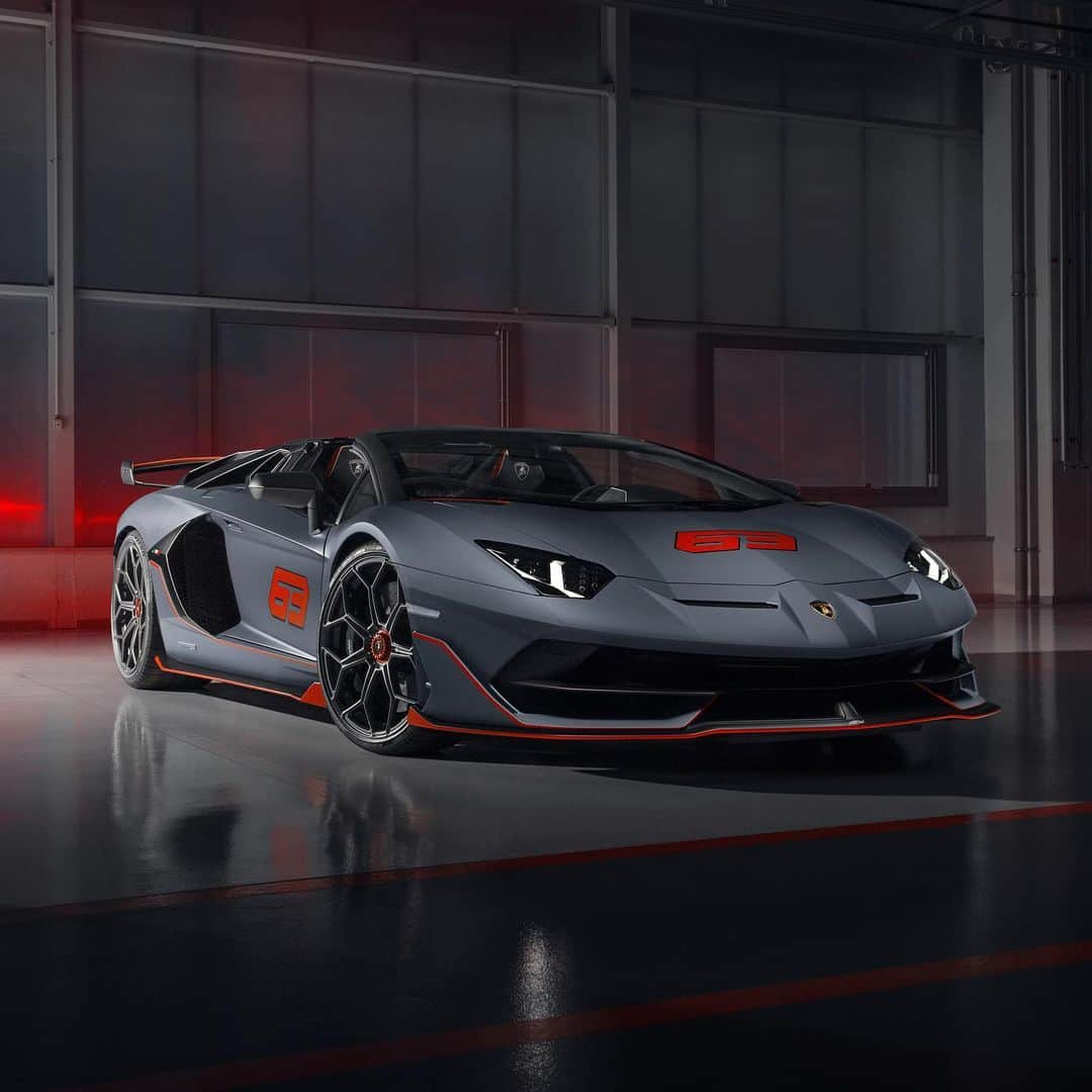 HYPEBEASTさんのインスタグラム写真 - (HYPEBEASTInstagram)「#hypeAF: @lamborghini has unveiled an exclusive open-top Aventador SVJ 63 Roadster that’s limited to just 63 units, commemorating the company’s founding year of 1963. It’s equipped with the SV 6.5-litre V12 powerplant, which offers 770 BHP, 531lb ft of torque, 0-62 MPH in 2.9 seconds and a top speed north of 217 MPH. Swipe for a closer look at the supercar.⁠⠀ Photo: Lamborghini⁠⠀」8月25日 19時18分 - hypebeast