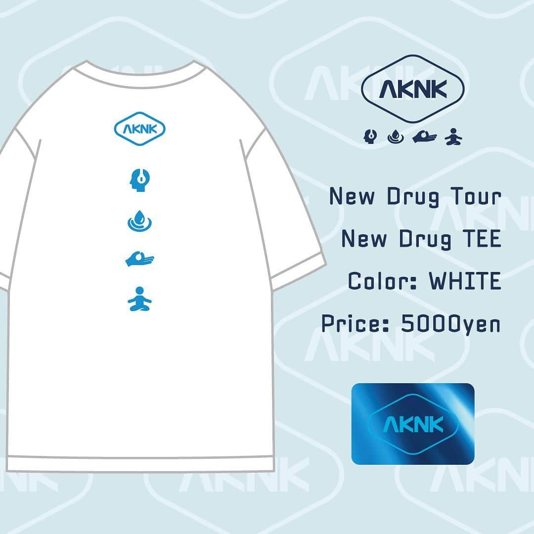 AKLOさんのインスタグラム写真 - (AKLOInstagram)「New Drug Tour 2019 Merchandise 会場で発売されるツアーグッズ第1弾発表!! ✨」8月25日 20時03分 - aklovision