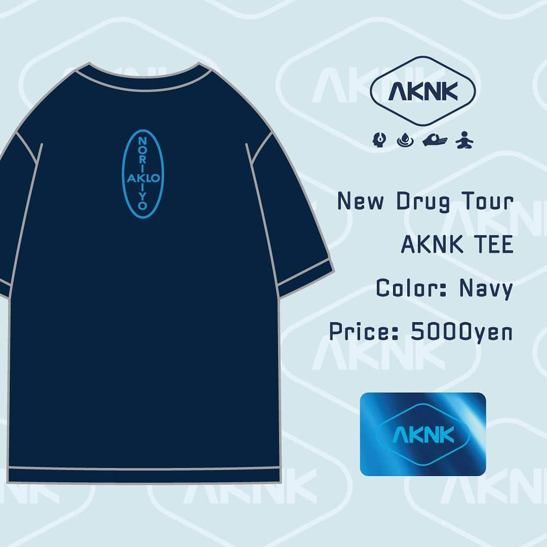 AKLOさんのインスタグラム写真 - (AKLOInstagram)「New Drug Tour 2019 Merchandise 会場で発売されるツアーグッズ第1弾発表!! ✨」8月25日 20時03分 - aklovision