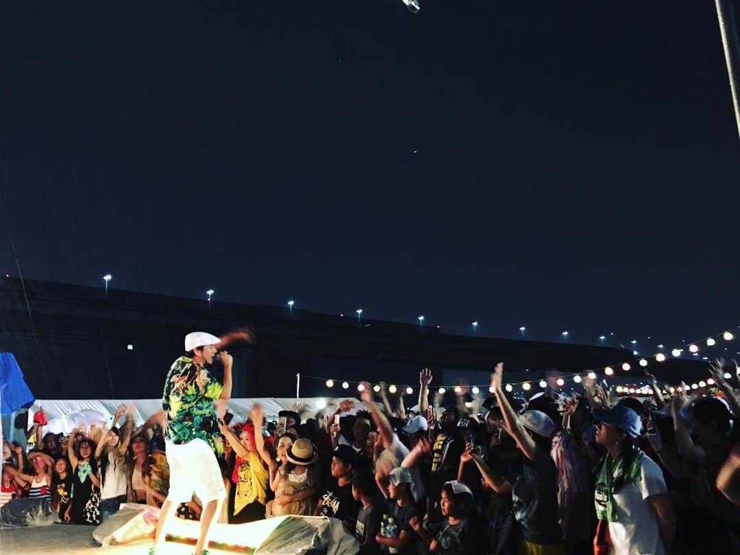 RYO the SKYWALKERのインスタグラム：「尼盆祭 2019 #尼盆祭 #尼崎の森中央緑地 #兵庫 #ryothe #live」