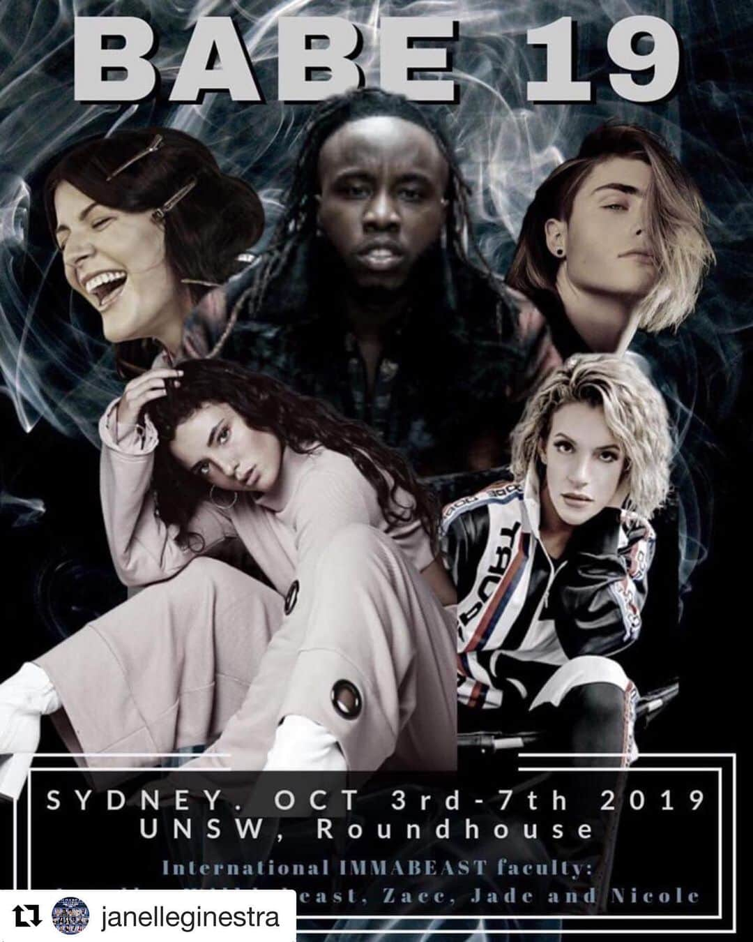 WilldaBeastさんのインスタグラム写真 - (WilldaBeastInstagram)「BABE 19 AUSTRALIA 🇦🇺 EDITION . ELITE 🔥🔥🔥🔥🔥 @jadebug98 @zaccmilne @nicolekirkland @janelleginestra @willdabeast__ @defy.danceeditorial  Registration now open !!!」8月25日 20時58分 - willdabeast__