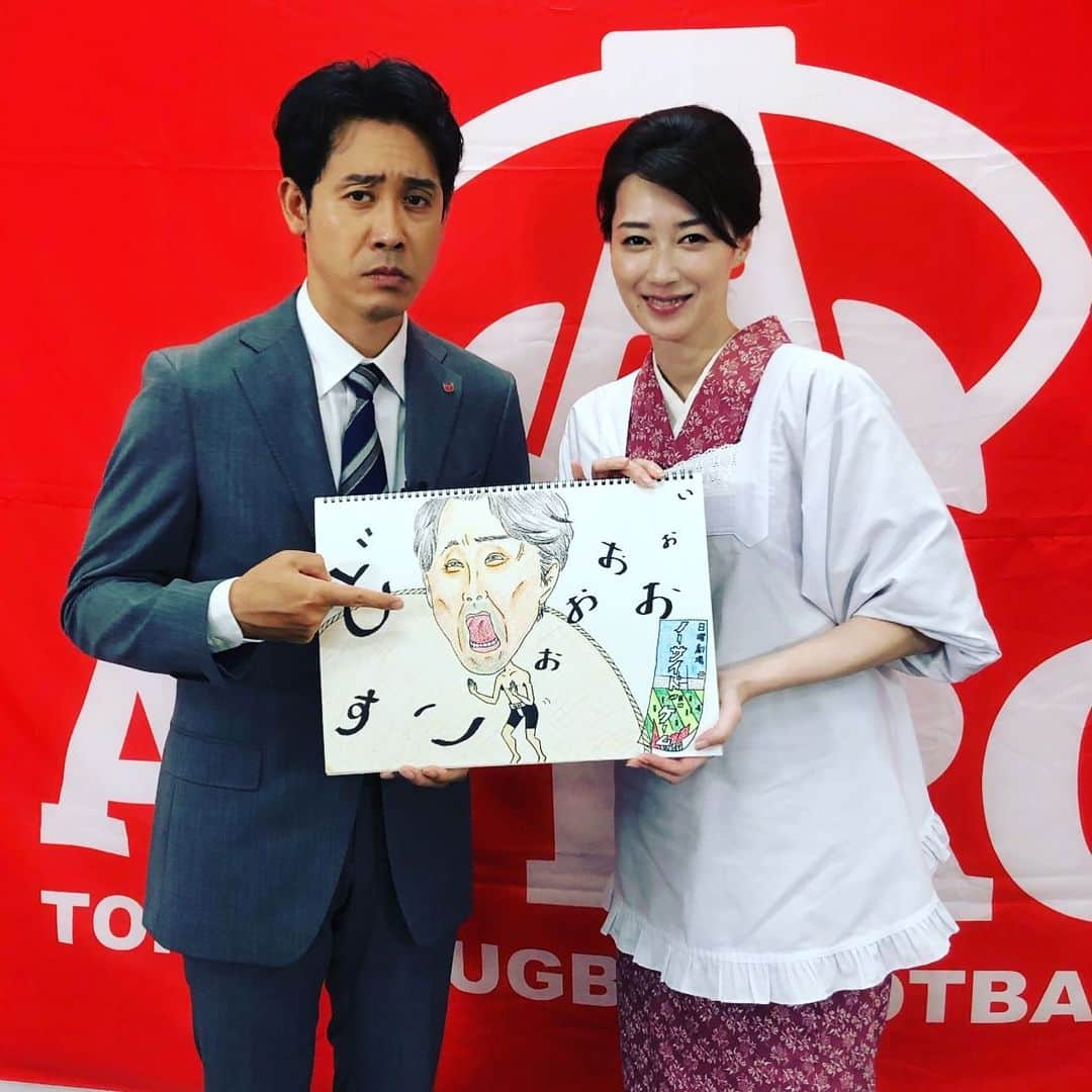 凰稀かなめさんのインスタグラム写真 - (凰稀かなめInstagram)「今日のノーサイドゲームもゾクゾク！ 来週が待ち遠しいですね^_^ そして昨日配信 見てね！  オマケで大泉さん？いや、君嶋さん書いたよ（＾∇＾） #ノーサイドゲーム #勝負メシ  #君嶋GM #大泉洋 さんの気遣いは凄い！ お陰様で #楽しいです #よっちゃん #ご馳走様 #Phoenixtears #香りと役作り #お芝居大好き#kaname #かなめのカタチ #かなカタ  #凰稀かなめ #孤独だっていいじゃない  https://video.yahoo.co.jp/c/4222/86cf54cd6ce7d1b1375053c6ca589513623543ce」8月25日 21時57分 - kanameouki_official