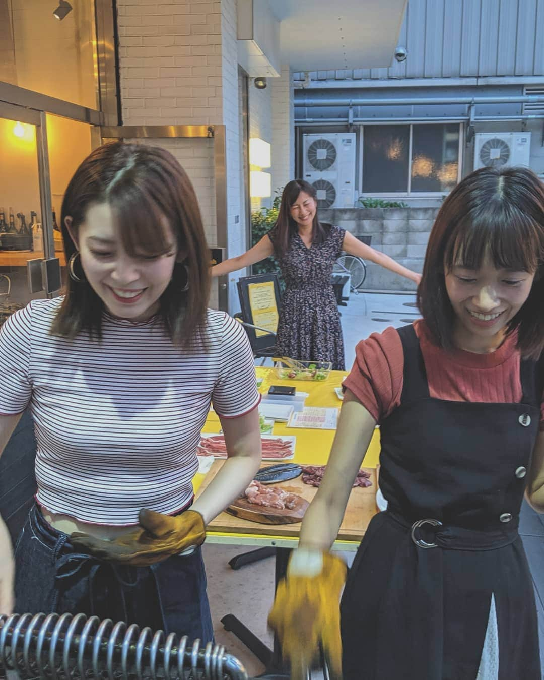 岡村明奈さんのインスタグラム写真 - (岡村明奈Instagram)「らぶな人とBBQ♡ #bbq #🍖」8月25日 22時21分 - akky1226