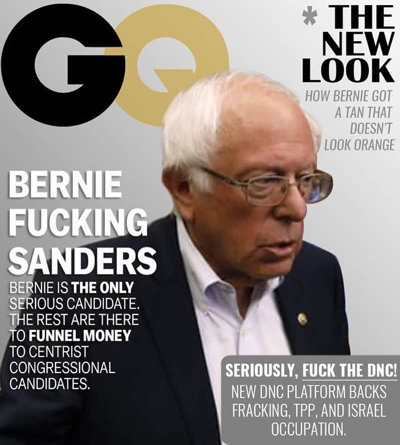 Taboo English®さんのインスタグラム写真 - (Taboo English®Instagram)「Bernie Fucking Sanders on the cover of GQ!!! 😆 😆 enjoy • • • • #feelthebern #feelthebern2020 #berniesanders #fuckthednc #fucktrump #makeamericaamericaagain #gqmagazine #gq #gqmen」8月26日 10時37分 - tabooenglish