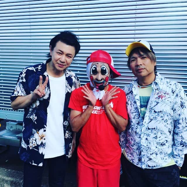 NATCHINさんのインスタグラム写真 - (NATCHINInstagram)「おおさきジャンボ肉祭り。 地元のイガグリ千葉くんに色々とお世話になりました。 来年も真矢さんと参加したいなぁー🎶 #おおさき #肉祭り #真矢 #イガグリ千葉」8月26日 9時30分 - natchin1015