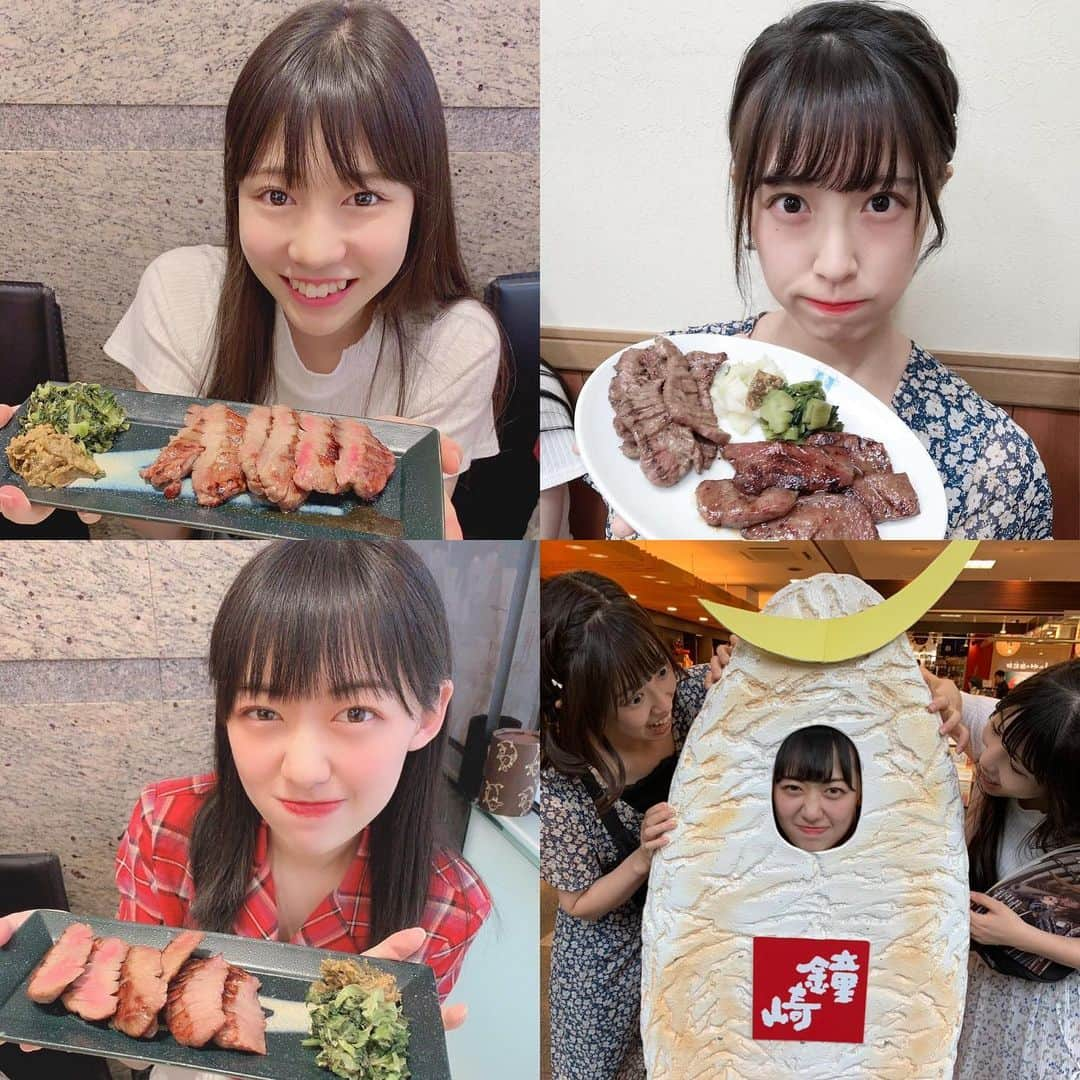 WhiteLaceさんのインスタグラム写真 - (WhiteLaceInstagram)「8/24.25仙台遠征  牛タン美味しかったぁ💛❤️💗 #仙台遠征 #仙台名物 #牛タン #味噌味 #塩味 #おいしかった  #伊達の牛タン #一福 #笹かま #ZOKU #whitelacezoku #ホワイトレースゾク #アイドル #idol #pretty #girls #love #lovely #富岡志織 #しぃちゃん #着崎花梨 #かりん #琴子 #こっちゃん」8月26日 10時07分 - whitelace2014