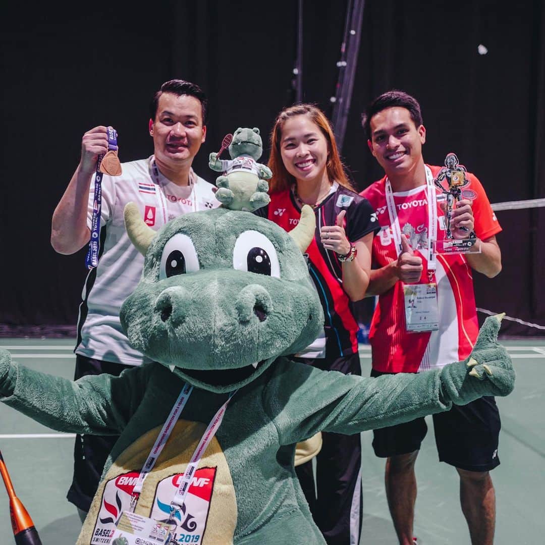 ラチャノック・インタノンのインスタグラム：「🥉 𝑴𝒚 𝒔𝒆𝒄𝒐𝒏𝒅 𝒎𝒆𝒅𝒂𝒍𝒔 𝒐𝒇 𝑾𝒐𝒓𝒍𝒅 𝑩𝒂𝒅𝒎𝒊𝒏𝒕𝒐𝒏 𝑪𝒉𝒂𝒎𝒑𝒊𝒐𝒏𝒔𝒉𝒊𝒑 .. 🇹🇭」