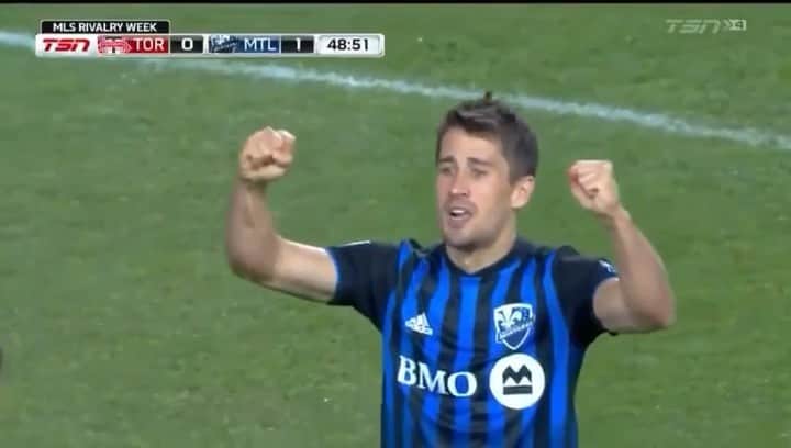 ボージャン・クルキッチのインスタグラム：「Just a shame not to give our fans a good result last night, but we need to keep fighting together. Happy with my first goal for the @impactmontreal and can't wait to keep helping the team!! ⚽🥅 #imfc #allezmtl #mls」