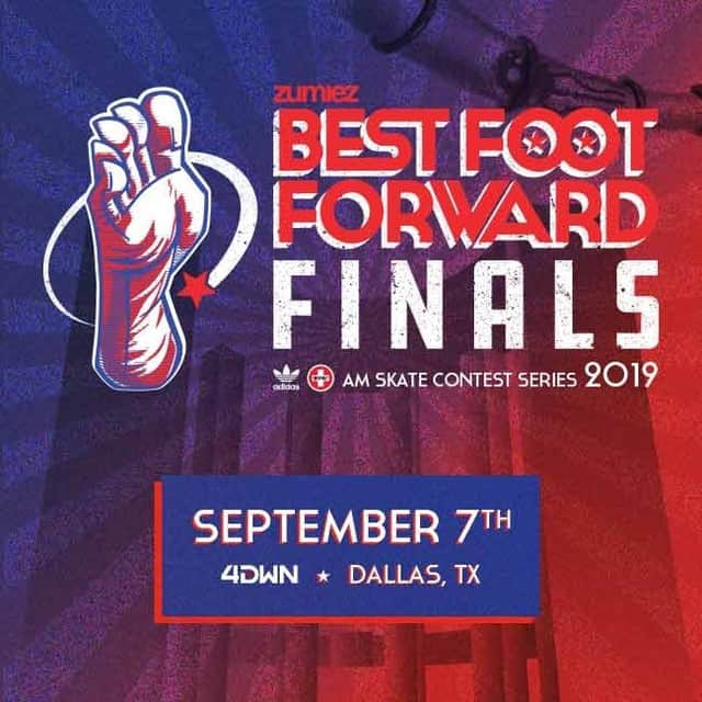 zumiezさんのインスタグラム写真 - (zumiezInstagram)「DALLAS!!! We're brining the @zumiezbestfootforward Finals Competition to @4dwn on September 7th!🦶🛹 Come watch 40 of the best Am skaters from across the country! RSVP at the link in our bio👆👆」8月26日 5時00分 - zumiez