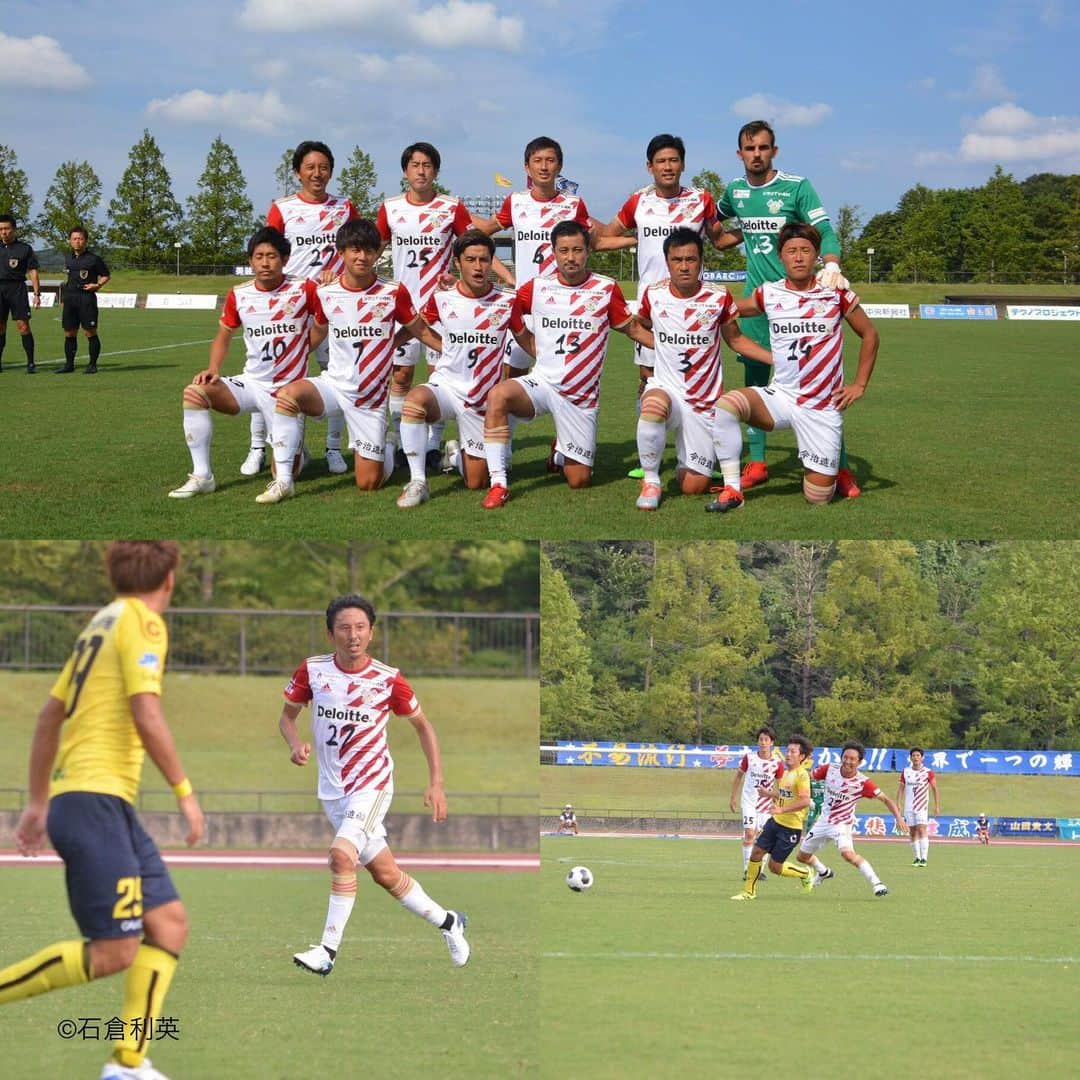 橋本英郎のインスタグラム：「昨日は、JFLリーグ戦再開。  松江シティ FC戦でした、結果は引き分け。  自身の力不足を感じる一戦でした。  パスの精度の低さ、シュート精度の低さが結果に直結してしまいました。  なかなか簡単に上がるものではないけど、練習からキックの精度にこだわっていきます。  次は、土曜日ホームでヴェルスパ大分戦。  頑張ります。  #fc今治  #松江シティfc  #jfl再開  #橋本英郎  #引き分け  #一歩ずつ」