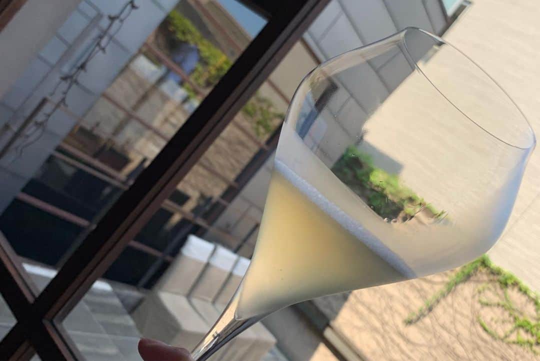 児玉アメリア彩さんのインスタグラム写真 - (児玉アメリア彩Instagram)「From Suwa beyond the world... . . 宮坂醸造株式会社 新作発表会 @中目黒 ヒガシヤマ・トウキョウ . . 「諏訪から世界へ」 私の生まれ故郷、長野県諏訪市で 公私ともに家族共々お世話になっている宮坂醸造さん。 . 八ヶ岳や南アルプスに囲まれ、恵まれた諏訪という土地で半世紀以上前に生まれた協会七号酵母をもう一度見直し、 「"七号酵母の酒"ならではの、穏やかで飽きのこない飲み口とほのかな酸味は、多様化した現代の食卓にこそ調和するもの」という考えのもと、 新たな真澄の定番酒を完成されました。 . . 『水鏡に映り込む一枚の蔦の葉』 がモチーフのコンセプト。 諏訪大社の"真澄の鏡"、そして宮坂家の家紋である、葉を多く繁らせることから"繁栄"を意味する蔦をシンボルマークに用い、 真澄杜氏の大切にする言葉「和醸良酒」の如く、和＝輪の形状にまとめたそう。 . . 新たに誕生した 「真朱AKA」「漆黒KURO」「茅色KAYA」  お酒の名前はいずれも日本の伝統色。 7号酵母の味わいの幅広さや豊かさを日常に感じられるような３種。 . . 一年に一度しか口にしない特別なお酒、というよりも、 日常に馴染みつつ、且つ少し背筋の伸びるようなパリッとした白いシャツを思わせるような 洗練された印象でした。 . . . 直孝社長、勝彦さん、ご招待いただきありがとうございました。 私も諏訪の美しさ、素晴らしさ、たくさんの魅力をさらに多くの方に広めるべくお手伝いできたらと強く思っております…！ . . . . . . #宮坂醸造 #諏訪の国公式アンバサダー #misssake #misssakejapan #ミス日本酒 #日本酒インスタグラマー #ポン酒タグラム #sakebombs #sakeレポ #日本酒フォト #sakekampai #sakebottle #飲酒タグラム #酒スタグラム #日本酒で乾杯 #sakelover #sake#sakegirl#sakestagram #japanesesake」8月26日 19時34分 - aya_amelia_kodama