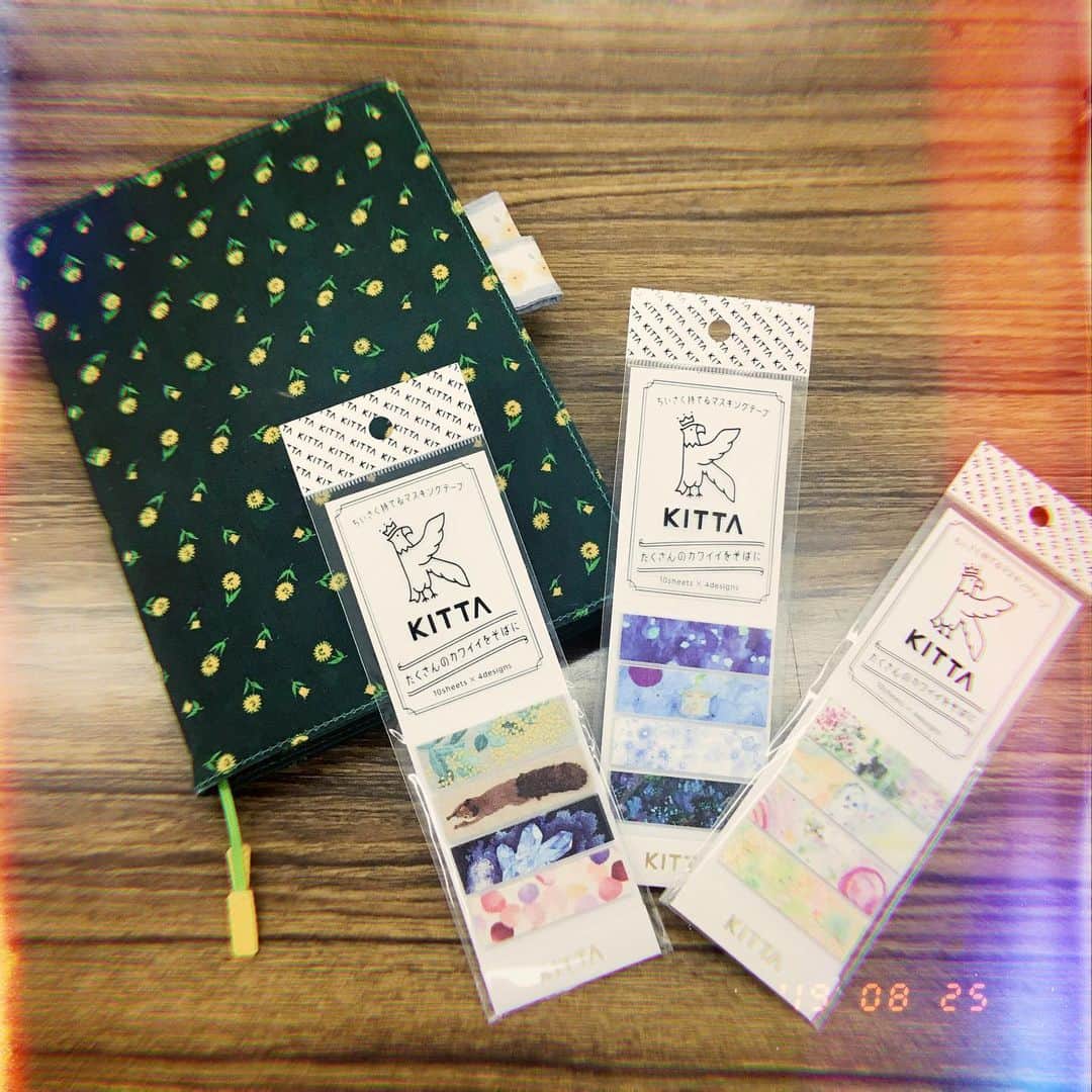 Nao☆ さんのインスタグラム写真 - (Nao☆ Instagram)「私の大切なほぼ日手帳には欠かせない大好きな『KITTA』のマスキングテープの新作買ってきた😋✨ #ほぼ日 #ほぼ日手帳 #KITTA」8月26日 19時29分 - nao_ngc