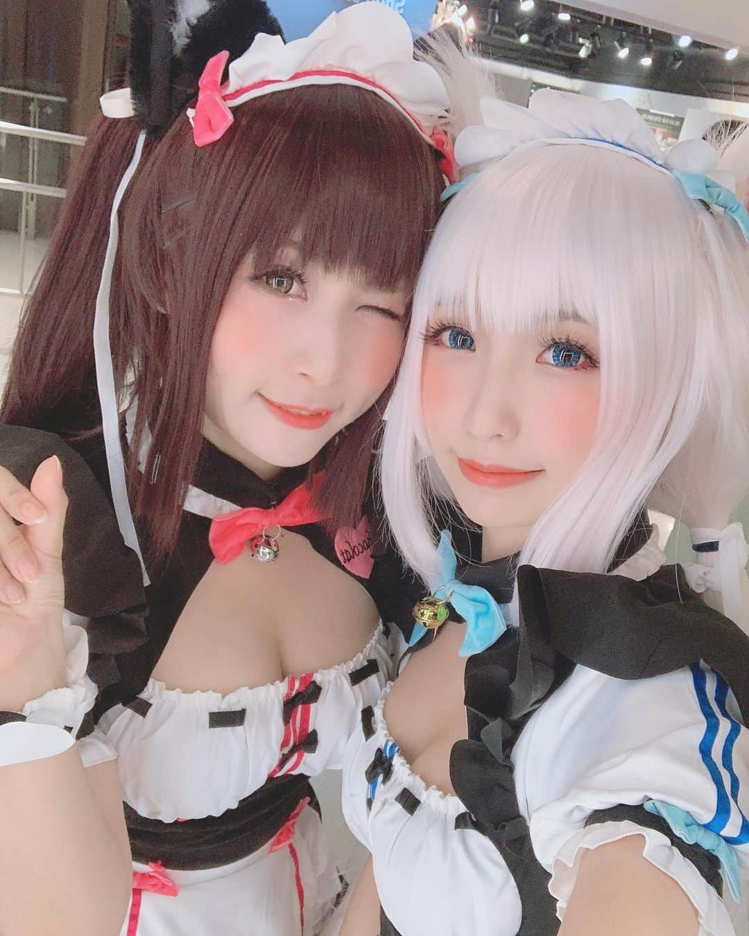 Sherryさんのインスタグラム写真 - (SherryInstagram)「- Chocola & Vanilla💕 #cosplay #nekopara #chocola #vanilla #silverxherecosplay」8月26日 19時47分 - silverxhere