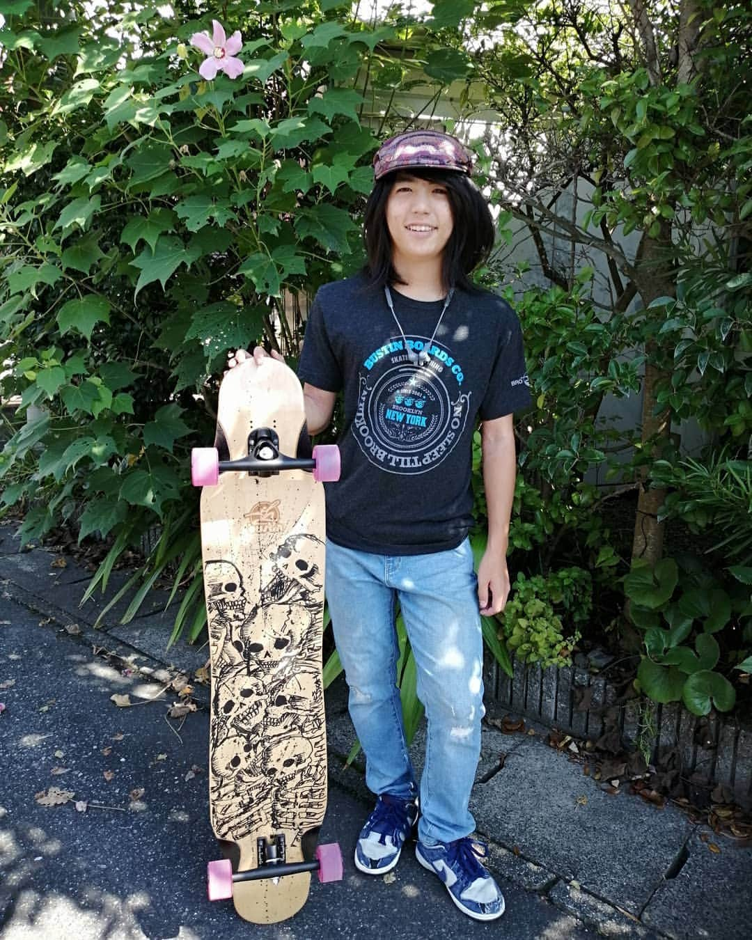 山本勇さんのインスタグラム写真 - (山本勇Instagram)「New board!!! @bustinboards #Daenseu Core 45'' 🖍Graphic drawn by himself #bustinboards  #longboard  #longboardfreestyle  #longboarddancing  #skateeverything #bangolufsen @bangolufsen」8月26日 11時56分 - isamuism