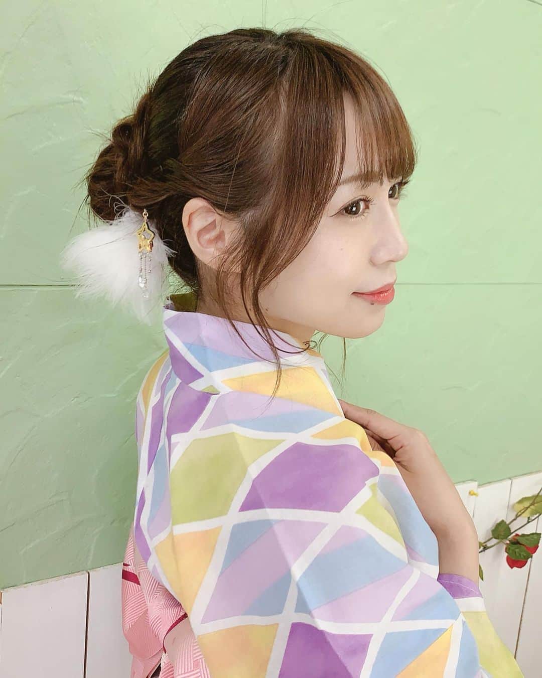 北条佳奈さんのインスタグラム写真 - (北条佳奈Instagram)「残暑見舞い申し上げます🎐 （まだ終わらないで夏🌴🌈） #浴衣 #浴衣女子 #浴衣コーデ #yukata #かなぷぅ #北条佳奈 #残暑 #いいね歓迎 #フォローミー #tagsforlikes #instagood #followme #☀」8月26日 13時23分 - kana_hojyo