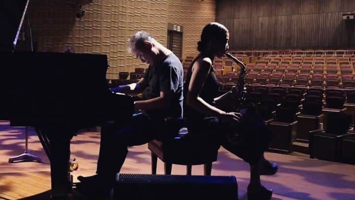 矢野沙織のインスタグラム：「Laura  #ユキアリマサ #jazz #laura #saxophone #music #playjazz #playmusic」