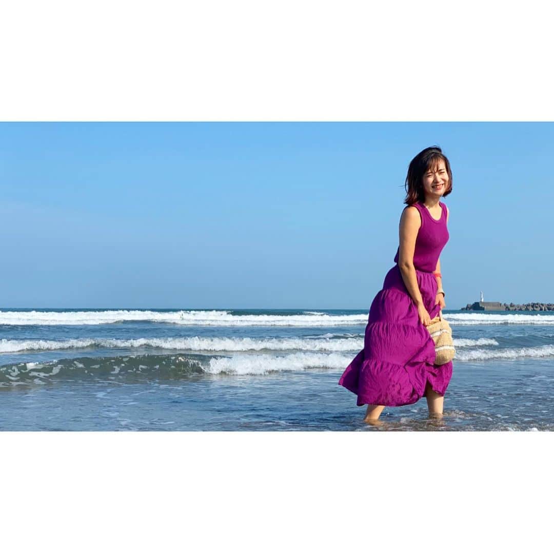 yuco_yoshidaさんのインスタグラム写真 - (yuco_yoshidaInstagram)「なんとも楽しそう♡♡♡ 海は足だけつけたい派です。#基本インドア派  @fuuruu 天才キャメラマンやな📷✨ ・ ・ #入野海岸  #四万十旅行 #海のバザール」8月26日 15時20分 - yuco_yoshida