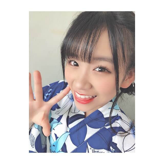 金子みゆさんのインスタグラム写真 - (金子みゆInstagram)「その①﻿ ﻿ 浴衣ちゃん👸🏻💙﻿ ﻿ #LinQ #金子みゆ #浴衣 #青」8月26日 15時26分 - kaneko_miyu0813