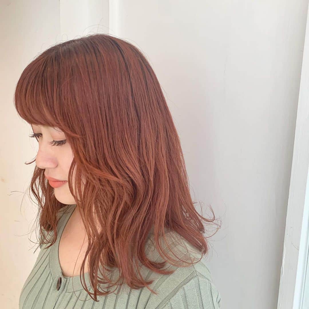 NANA HOSOYAさんのインスタグラム写真 - (NANA HOSOYAInstagram)「orange beige🌻🌻 ありがとうございました😊💕」8月26日 17時20分 - nana_hair_tokyo