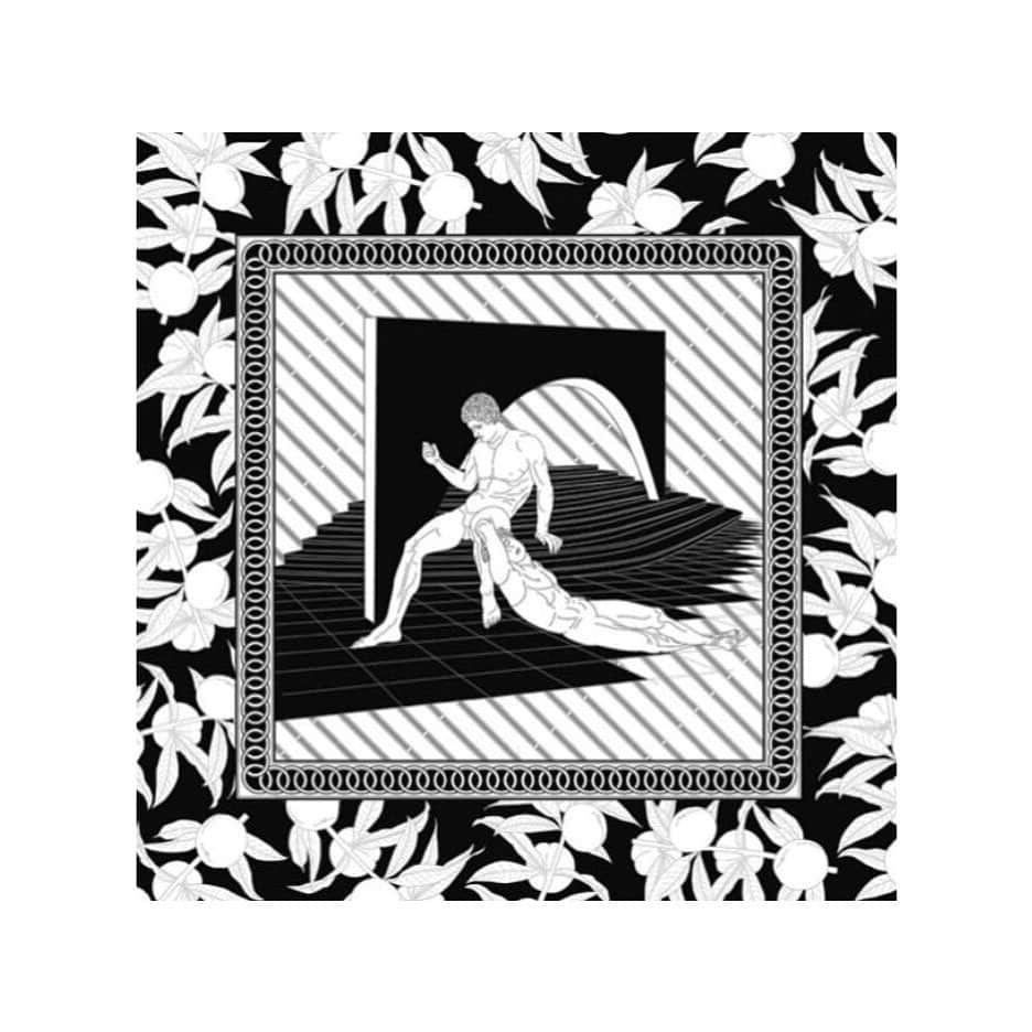 セドリック シャルリエのインスタグラム：「To continue our Summer, a graphic illustrated silk foulard of the SS19 collection #cedriccharlierofficial #cedriccharlier #foulards #ss19 #trends2019」