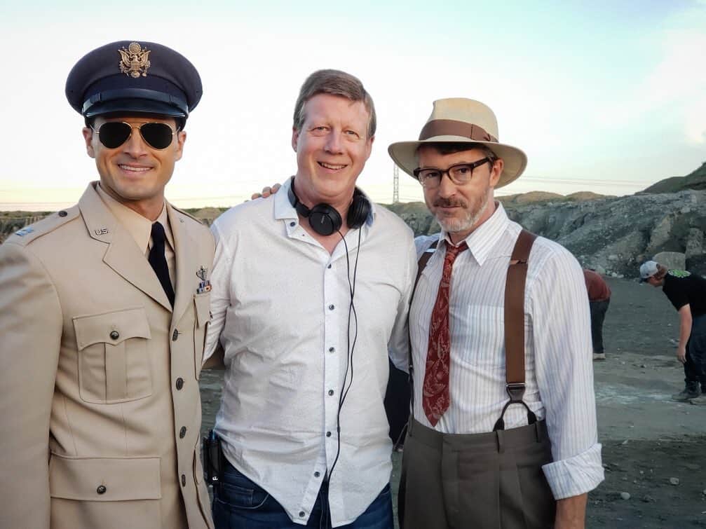 マイケル・マラーキーのインスタグラム：「Always great to have Paul Hynek, son of Dr. J. Allen Hynek, on set with us!  #projectbluebook」