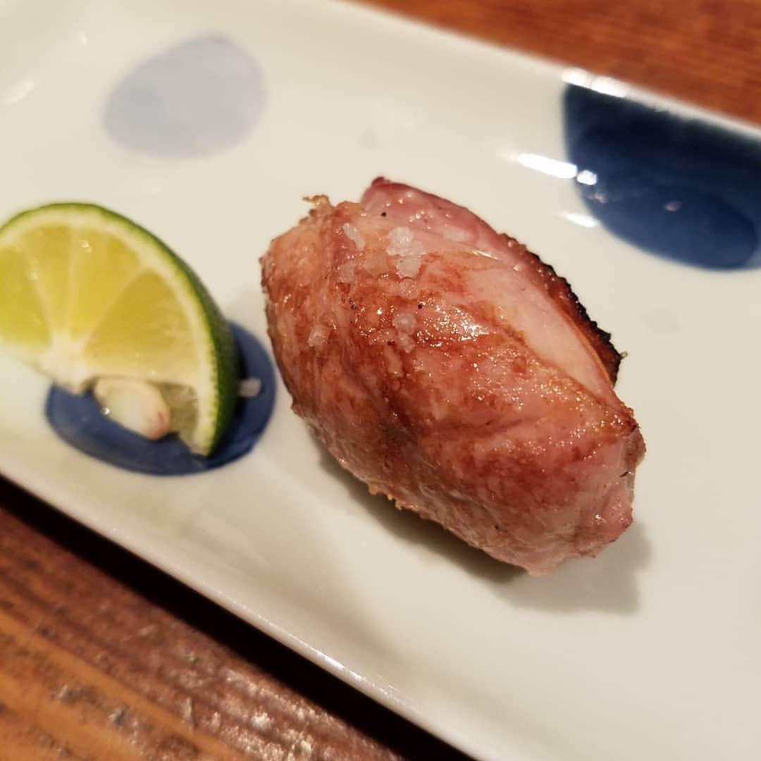 勝田一樹さんのインスタグラム写真 - (勝田一樹Instagram)「明日ヨロシクですよー😱❕ ディメンションー😍💓💓 今日も焼き鳥🎵  #勝田めし #勝田一樹  #kazukikatsuta  #渋谷マウントレーニアホールプレジャープレジャー  #ディメンション  #dimensionjazz  #銀座バードランド  #地鶏焼バードランド」8月26日 21時02分 - kazukikatsuta