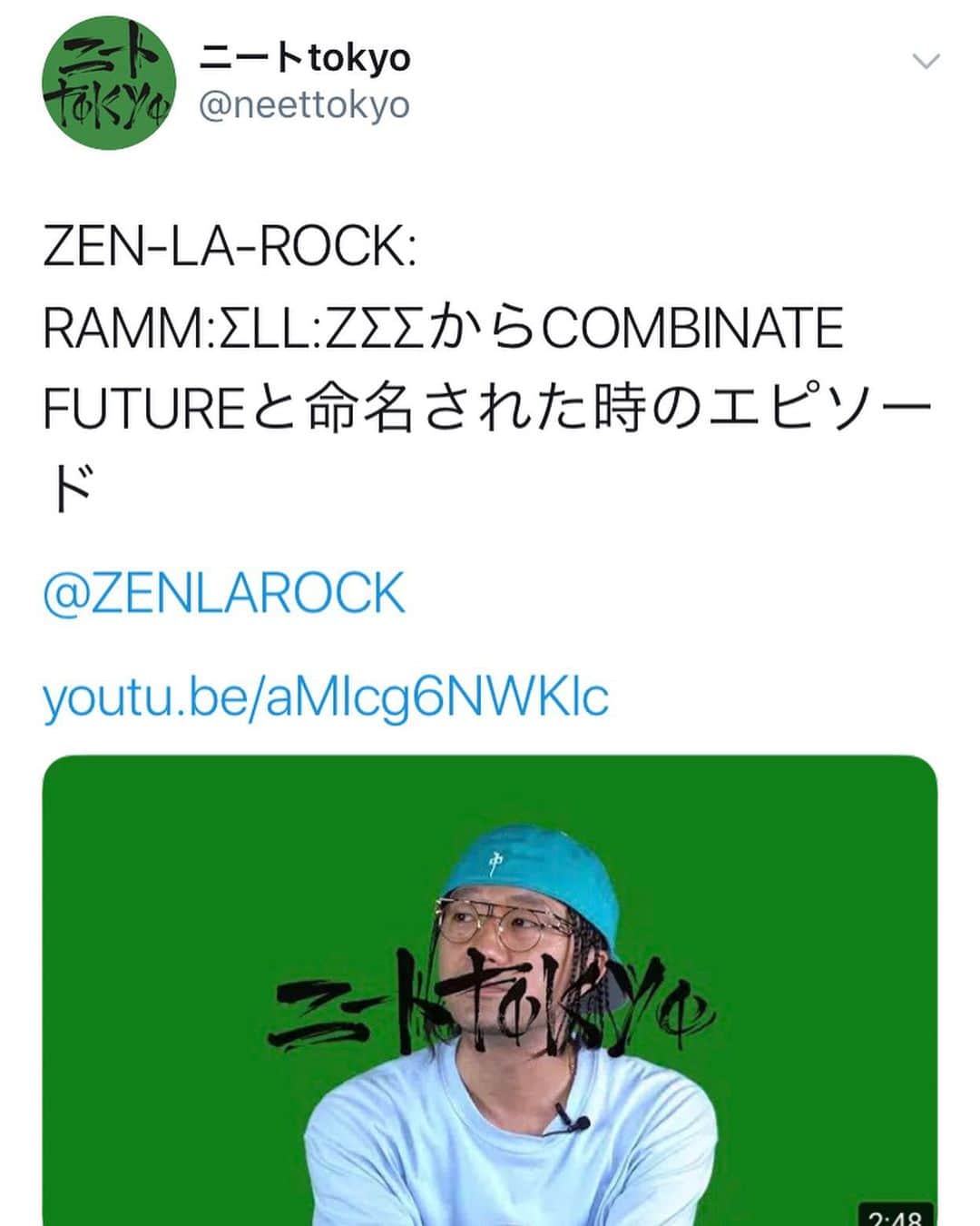 ZEN-LA-ROCKさんのインスタグラム写真 - (ZEN-LA-ROCKInstagram)「"ニート東京"全6本UPされてます🥳まさか俺が出るとは思わなかったので是&非すすす📲 . . . #ニート東京 #zenlarock」8月26日 21時05分 - zenlarock