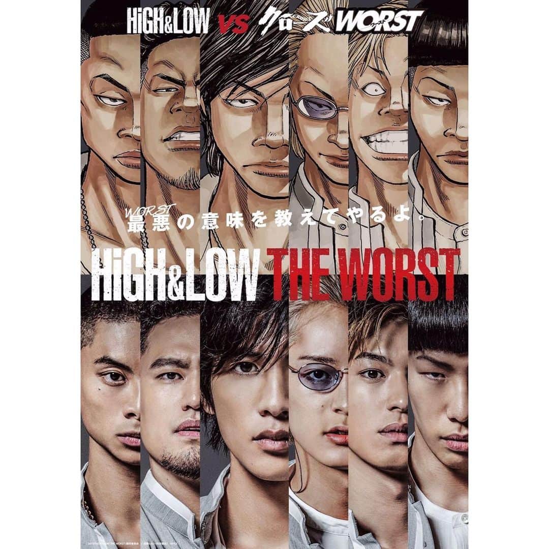 のインスタグラム：「⚔️HiGH&LOW THE WORST💥 髙橋ヒロシ先輩、イラスト有難うございます。 #鳳仙学園 #サバカン  #HiGH_LOW #WORST  #high_lowtheworst #髙橋ヒロシ」