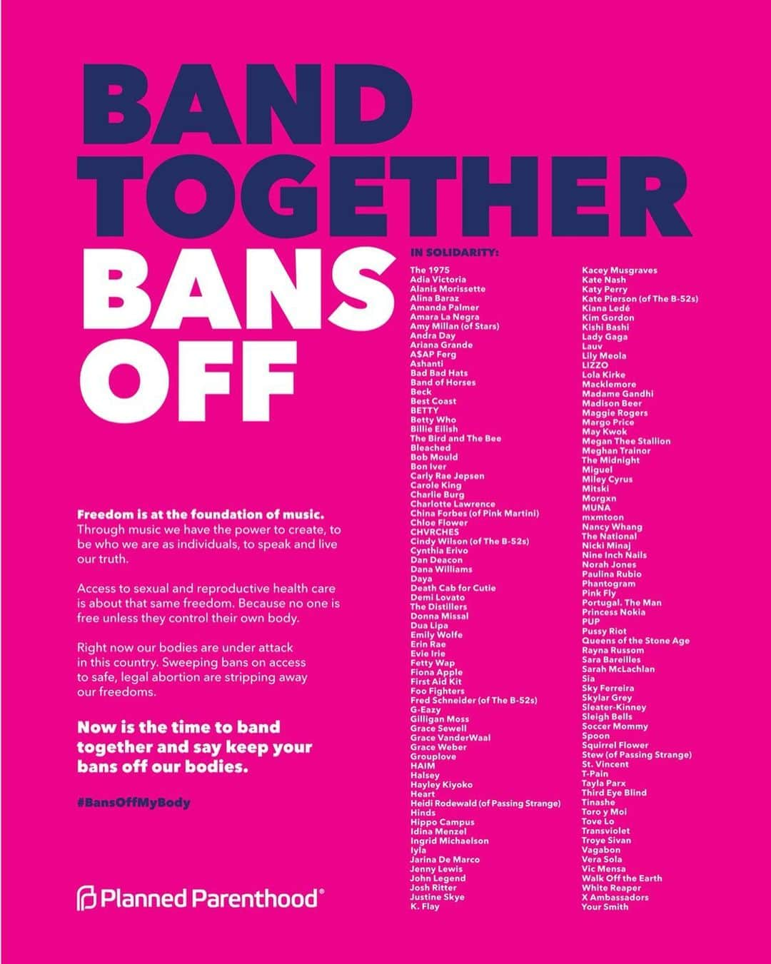 トーヴ・ローさんのインスタグラム写真 - (トーヴ・ローInstagram)「Our bodies are our own. If they are not, we can not be truly free. Or equal.  To my friends and fans in the US: Join me & @plannedparenthood @ppact — sign the petition by texting BANSOFF to 22422 & tell politicians to get their #BansOffMyBody: Bansoffmybody.org」8月26日 23時31分 - tovelo