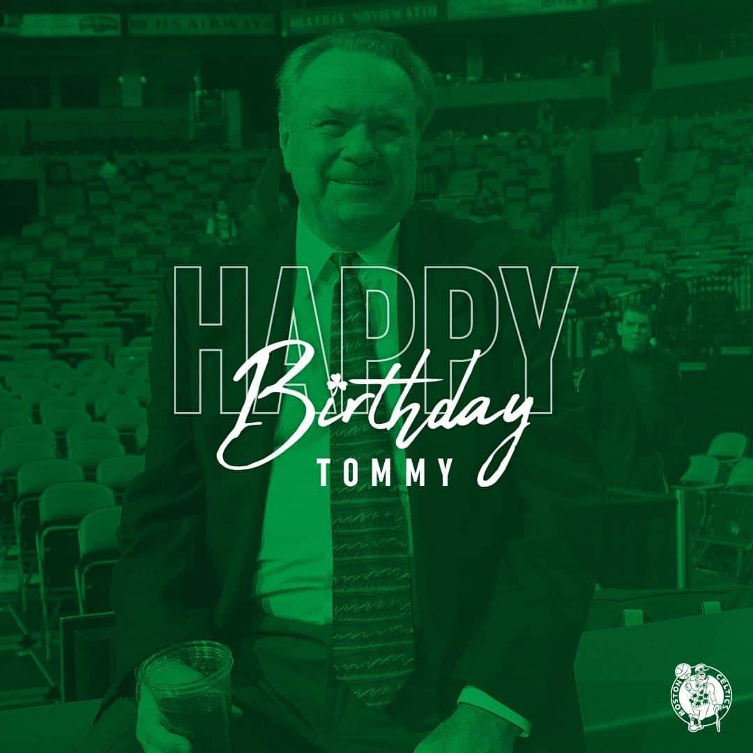 ボストン・セルティックスさんのインスタグラム写真 - (ボストン・セルティックスInstagram)「Happy Birthday to #Celtics legendary player, coach and broadcaster Tommy Heinsohn 🎉☘」8月27日 0時00分 - celtics