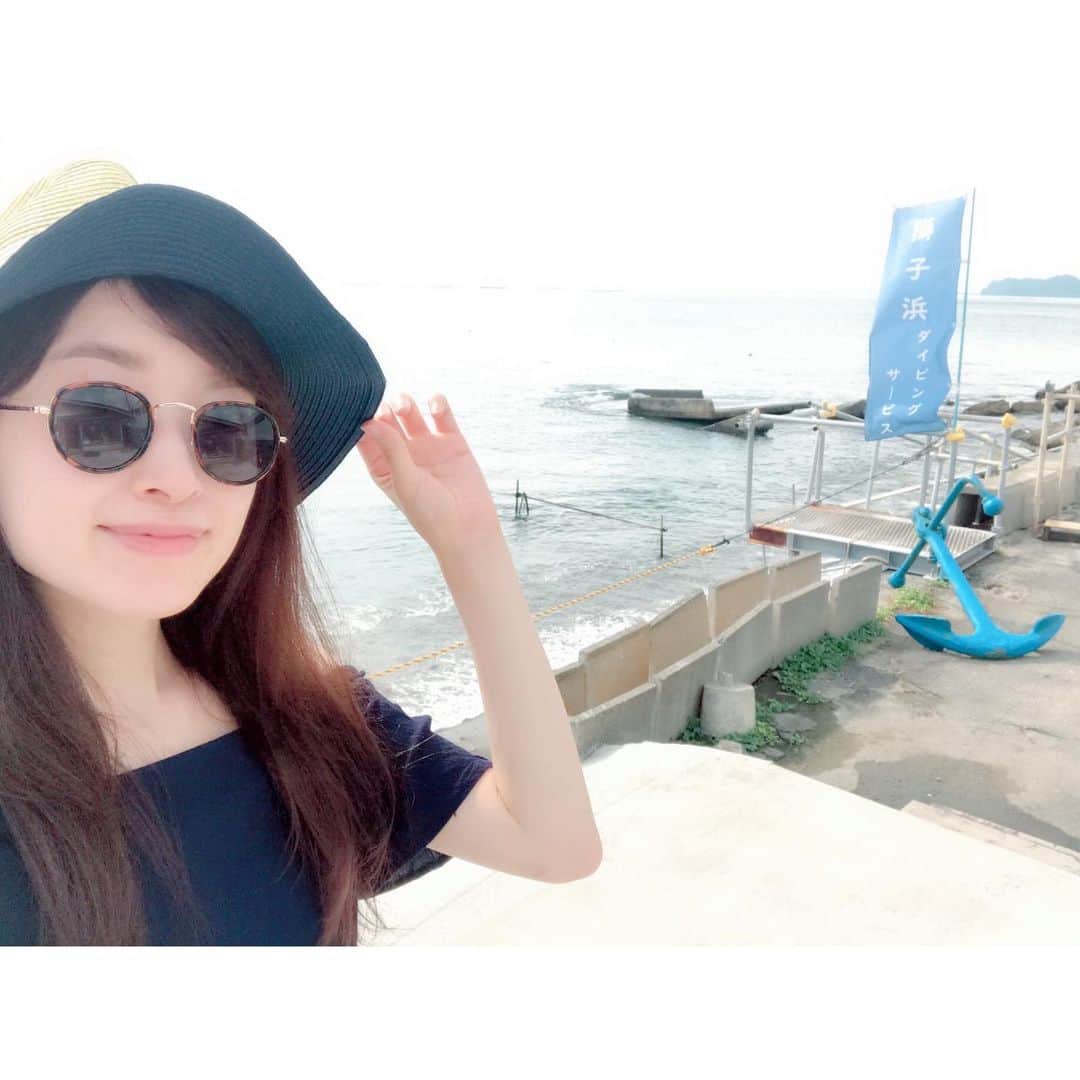 のインスタグラム：「今日は獅子浜でダイビングしてきた🐠 晴れていたけど、海の中は濁っていてまたまた残念😭😭😭 前しか見てない事が多いので次回はもっと周りを見ながら泳ぐぞ〜🐟 #ダイビング #diver #diving #獅子浜」