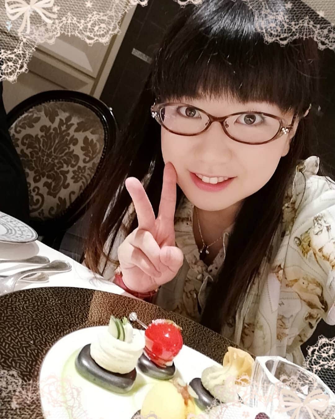 のインスタグラム：「2019.8 #ご馳走いっぱい☆ #株式会社オフィスアネモネ #お祝いパーティー #ホテルインターコンチネンタル東京ベイ #とっても美味しかったです♡ #ふしだりほ　ちゃん #藤川茜　ちゃん #声優 #野川さくら #さくにゃん #野川さくらのチョコレートたいむ第30回目」
