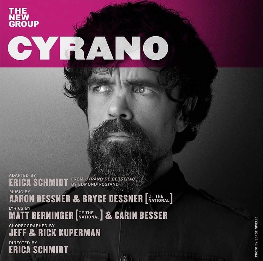 ピーター・ディンクレイジのインスタグラム：「The New Group: Cyrano」