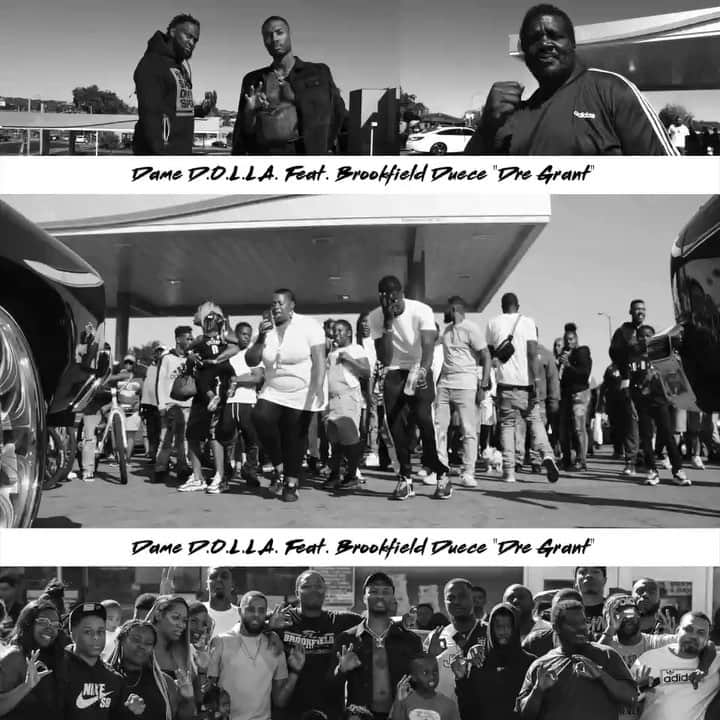 デイミアン・リラードのインスタグラム：「#DreGrant music video Coming soon! Feat @brookfieldduece #RealBrookfield #Family #Community #DameDOLLA #BigDOLLA #FrontPageMusic」