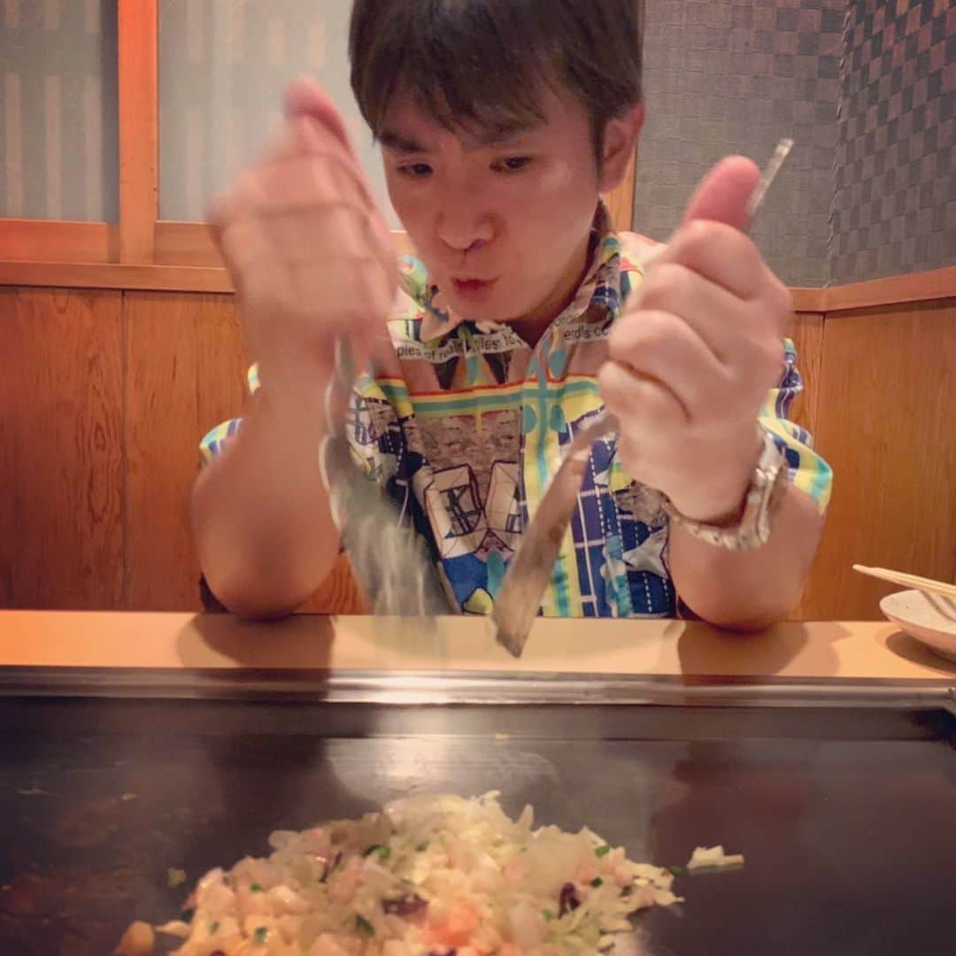濱口優さんのインスタグラム写真 - (濱口優Instagram)「#もんじゃ焼き」8月27日 1時59分 - hamaguchi_masaru
