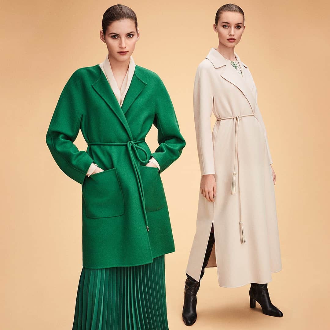 ヴァレリー・カウフマンのインスタグラム：「Not ready for fall, but loving new @MaxMara by @GiampaoloSgura 💚🍂」