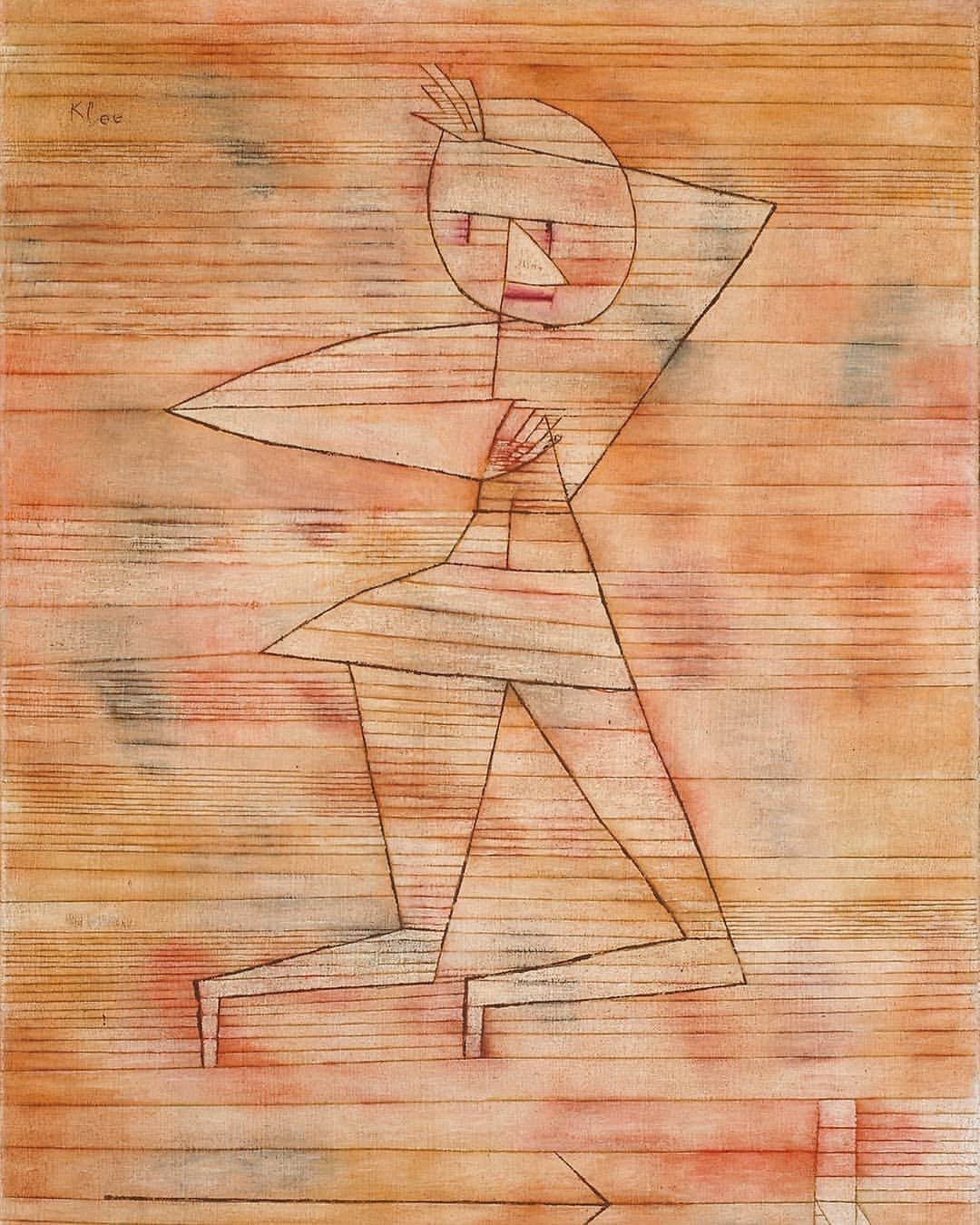 フェルナンダ・リーさんのインスタグラム写真 - (フェルナンダ・リーInstagram)「Fleeing Ghost Paul Klee 1929 Oil on Canvas」8月27日 3時30分 - warukatta