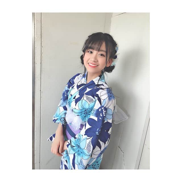 金子みゆさんのインスタグラム写真 - (金子みゆInstagram)「その②﻿ ﻿ ﻿ #LinQ #金子みゆ #浴衣 #青」8月27日 13時44分 - kaneko_miyu0813