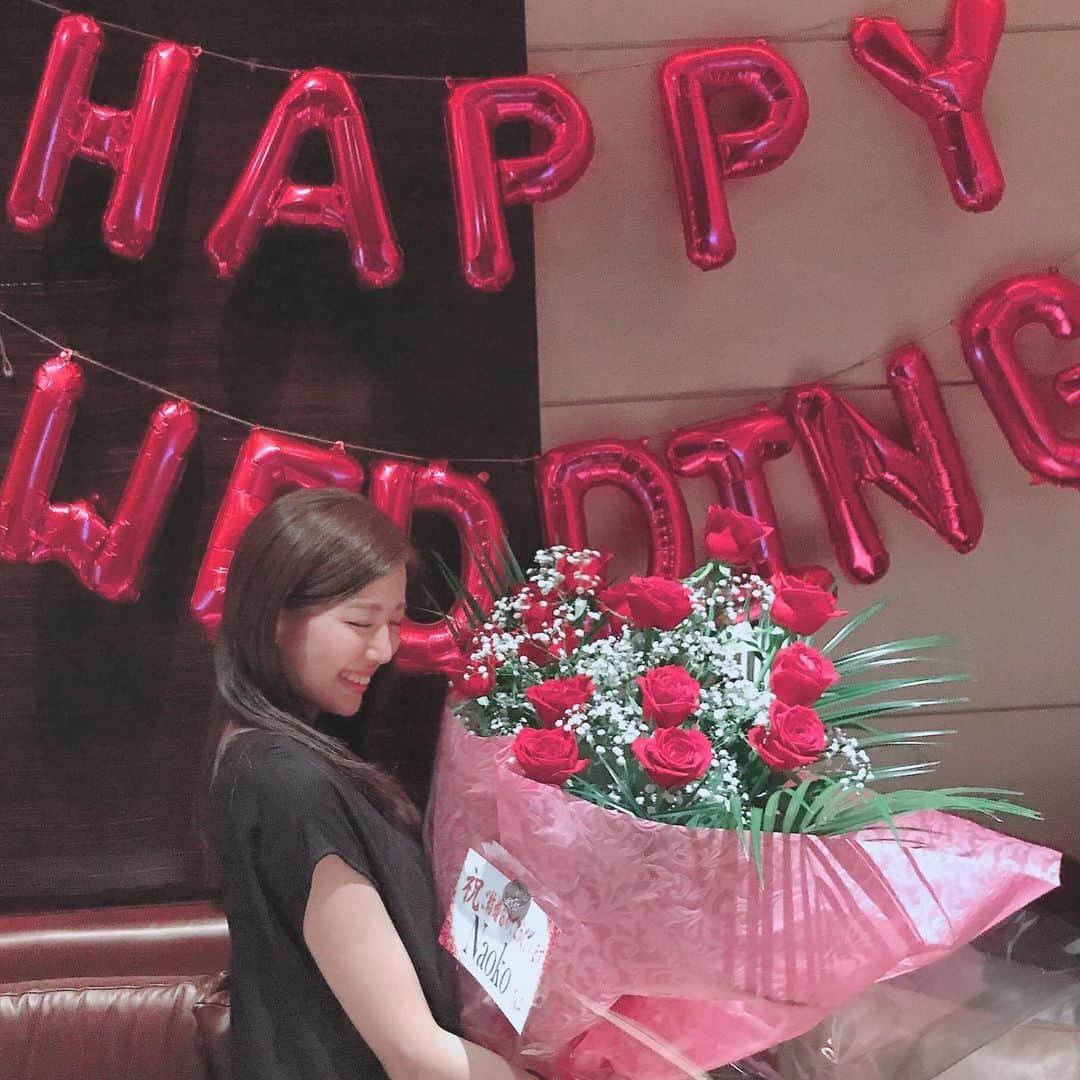 赤谷奈緒子のインスタグラム：「thank you💐💐💐 . #1カ月近く前だけど☺︎ #💐 #ありがとう #💕」