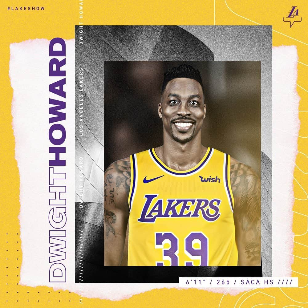 Los Angeles Lakersさんのインスタグラム写真 - (Los Angeles LakersInstagram)「OFFICIAL: Lakers sign Dwight Howard」8月27日 8時29分 - lakers