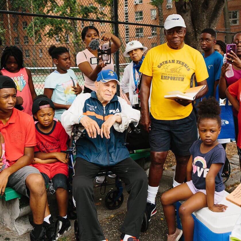 Wall Street Journalさんのインスタグラム写真 - (Wall Street JournalInstagram)「Sixty years ago, Robert Ryland became the first black man to play professional tennis.⠀ ⠀ He got his first racket at 8 years old, was a national champion at 35 and didn't quit playing competitively until he was 85. Now, at 99, he volunteers to help guide children in a summer program at the same New York City playground where he trained a young Arthur Ashe. ⠀ ⠀ But his path wasn't easy. Ryland was barred from competing in a whites-only pro league until he was nearly 40, becoming the first black man to do so in 1959. Past his prime, and less experienced than his white competitors, he didn't last long as a pro.⠀ ⠀ Spending part of his youth in Mobile, Ala., during the Jim Crow era, he says his relationship with tennis was informed by his experience with racism. He recalls seeing people hung on trees on his way to the "Negro" park in his neighborhood where he would go to play tennis.⠀ ⠀ "Every day, I'd be scared to death," he said.⠀ ⠀ Read more at the link in our bio.⠀ ⠀ 📷: @dontgabalot for @wsjphotos」8月27日 8時43分 - wsj