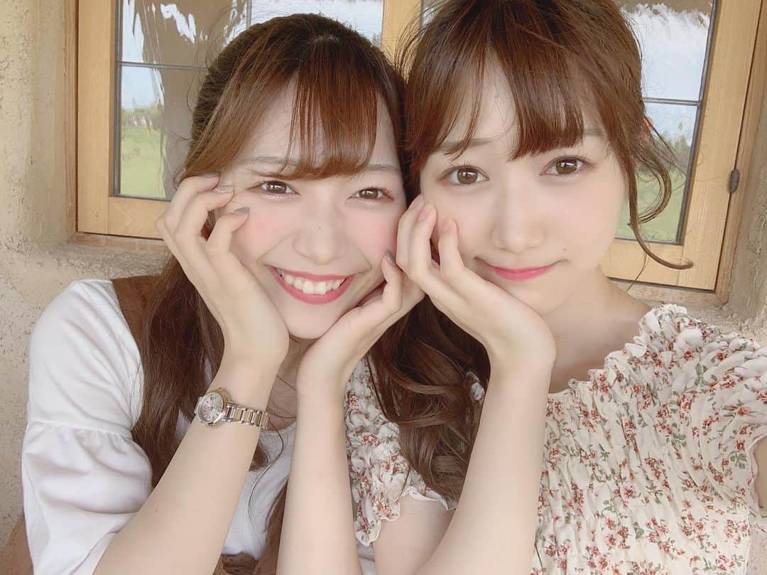 阪上晴香のインスタグラム：「最近一緒に写真撮ることめっちゃ多い👼🏻💕」