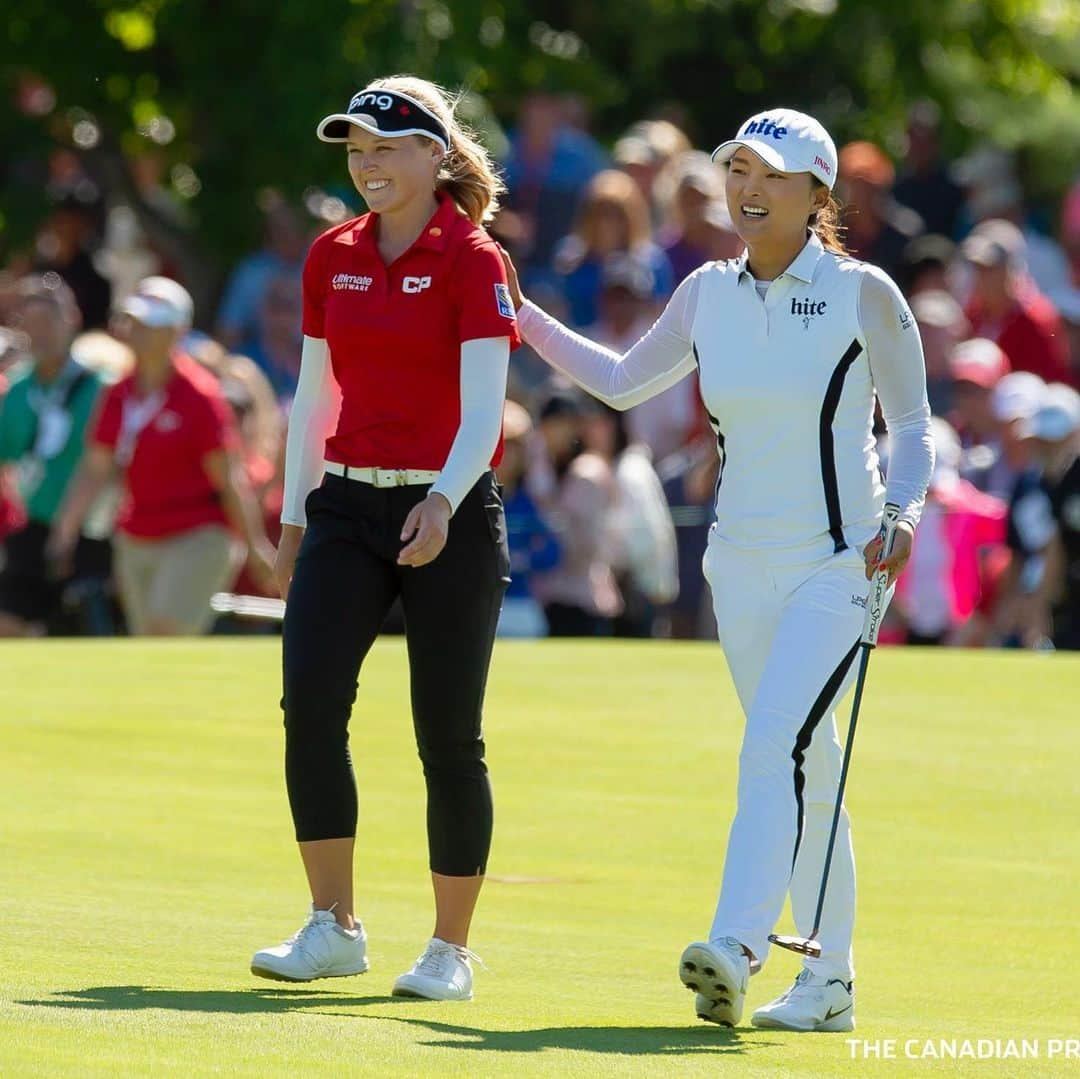 ブルック・ヘンダーソンさんのインスタグラム写真 - (ブルック・ヘンダーソンInstagram)「Thanks be to God! 🙏🏻 ❤️ What an amazing week! T-3! #LowCanadian 😁 @cpwomensopen」8月27日 10時02分 - brookehendersongolf